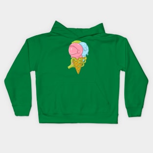 SPACE ICE CREAM Kids Hoodie